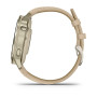 Смарт-годинник Garmin Venu 4 41mm Lunar Gold with Bone Silicone Band (010-03013-00)