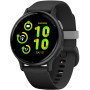 Смарт-годинник Garmin Vivoactive 5 Slate Aluminium Bezel with Black Case and Silicone Band (010-02862-10)