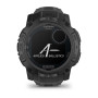 Смарт-годинник Garmin Instinct 3 50mm Tactical Solar Black with Charcoal Silicone Band (010-02935-90)