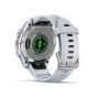 Смарт-годинник Garmin Fenix 8 43mm AMOLED Silver with Whitestone Silicone (010-02903-06)