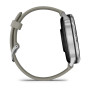 Смарт-годинник Garmin Venu 4 45mm Silver Bezel with Silver Gray Silicone Band (010-03014-01)