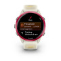 Смарт-годинник Garmin Forerunner 570 42mm Raspberry with Mango/Translucent Bone with Silver Buckle (010-02970-42)
