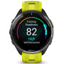 Смарт-годинник Garmin Forerunner 965 Carbon Gray DLC Titanium Bezel with Black Case and Amp Yellow/Black Silicone Band (010-02809-82)