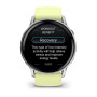 Смарт-годинник Garmin Venu 4 45mm Silver Bezel with Citron Silicone Band (010-03014-02)