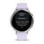 Смарт-годинник Garmin Venu 4 41mm Silver Bezel with Periwinkle Silicone Band (010-03013-01)