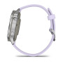 Смарт-годинник Garmin Venu 4 41mm Silver Bezel with Periwinkle Silicone Band (010-03013-01)