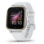 Смарт-годинник Garmin Venu Sq 2 Light Gold Aluminum Bezel with White Case and Silicone Band (010-02701-81)