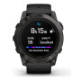 Смарт-годинник Garmin Epix Pro Gen 2 51mm Sapphire Carbon Gray DLC Titanium with Black Silicone (010-02804-53)