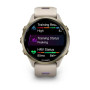 Смарт-годинник Garmin Forerunner 970 French Gray Soft Gold Titanium with French Gray/Translucent Indigo Silicone with Soft Gold Buckle (010-02969-62)