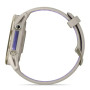 Смарт-годинник Garmin Forerunner 970 French Gray Soft Gold Titanium with French Gray/Translucent Indigo Silicone with Soft Gold Buckle (010-02969-62)