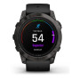 Смарт-годинник Garmin Epix Pro Gen 2 51mm Sapphire Carbon Gray DLC Titanium with Black Silicone (010-02804-53)