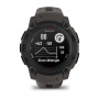 Смарт-годинник Garmin Instinct E 40 mm Black with Charcoal Silicone Band (010-02932-13)