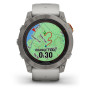 Смарт-годинник Garmin Fenix 7X Pro Sapphire Solar Titanium with Grey/Orange Band (010-02778-64)