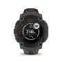 Смарт-годинник Garmin Instinct E 45 mm Black with Charcoal Silicone Band (010-02933-13)