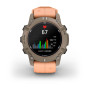 Смарт-годинник Garmin Descent G2 Paloma with Shell Pink Band (010-02986-01)