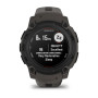 Смарт-годинник Garmin Instinct E 40 mm Black with Charcoal Silicone Band (010-02932-13)