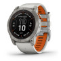 Смарт-годинник Garmin Fenix 7X Pro Sapphire Solar Titanium with Grey/Orange Band (010-02778-64)