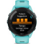Смарт-годинник Garmin Forerunner 265 Black Bezel with Aqua Case and Aqua/Black Silicone Band (010-02810-12)