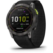Смарт-годинник Garmin Enduro 2 Sapphire Carbon Gray DLC Titanium with Black UltraFit Nylon Strap (010-02754-13)