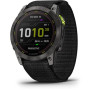Смарт-годинник Garmin Enduro 2 Sapphire Carbon Gray DLC Titanium with Black UltraFit Nylon Strap (010-02754-13)