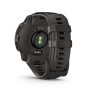 Смарт-годинник Garmin Instinct E 45 mm Black with Charcoal Silicone Band (010-02933-13)