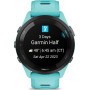 Смарт-годинник Garmin Forerunner 265 Black Bezel with Aqua Case and Aqua/Black Silicone Band (010-02810-12)