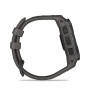 Смарт-годинник Garmin Instinct E 45 mm Black with Charcoal Silicone Band (010-02933-13)