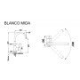 Змішувач Blanco MIDA БЕЛЫЙ (519418)