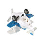 Спецтехника Same Toy Самолет металический инерционный Aircraft синий со светом и (SY8012Ut-2)
