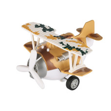 Спецтехника Same Toy Самолет металический инерционный Aircraft коричневый (SY8016AUt-3)