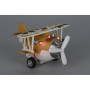 Спецтехника Same Toy Самолет металический инерционный Aircraft коричневый со свет (SY8015Ut-3)
