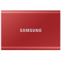 ssd зовнішній SAMSUNG T7 1TB USB 3.2 GEN.2 RED (MU-PC1T0R/WW) Твердотілий накопичувач