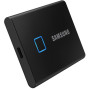 ssd зовнішній SAMSUNG T7 Touch 1TB TLC 3D Black (MU-PC1T0K/WW) Твердотілий накопичувач
