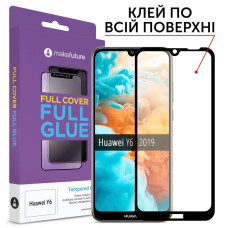 Стекло защитное MakeFuture Huawei Y6 2019 Full Cover Full Glue (MGF-HUY619)