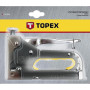 Степлер строительный Topex 6-14 мм, скобы J (41E905)