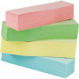 Стикер-закладка Buromax Plastic bookmarks 51x12mm, 4*100шт, rectangles,pastel colors (BM.2306-99)