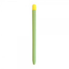 Чехол TPU Goojodoq Matt 2 Golor для стилуса Apple Pencil 2 Green/Yellow (1005002071193896GY)