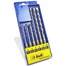 Набор буров S&R SDS-Plus Meister (210241006) 6шт
