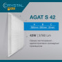 Світильник стельовий світлодіодний Crystal Gold Agat-S 42W 4000K PNL-006