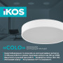 Світильник стельовий з пультом ДК Ikos Colo 52W 2800-6500К IP20 0003-BLG