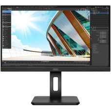 Монiтор TFT AOC 27" u27P2 IPS 4K DP HDMI USB Pivot Black