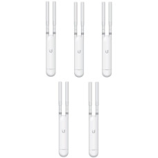 Точка доступу Ubiquiti UniFi UAP-AC-M-5 5-pack (AC1200, 2x2 MIMO, 1x10/100/1000 Mbps, PoE, MESH, без адаптерів живлення)