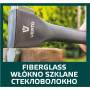 Топор Verto 620 г, обух 410 г, рукоятка из стекловолокна, 14" (05G100)