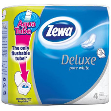 Туалетная бумага Zewa Deluxe 3-слойная Белая 4 шт (7322540313369)