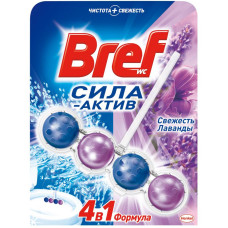 Туалетный блок Bref Сила Актив Свежесть Лаванды 50 г (9000100956079)