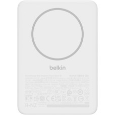 Універсальна мобільна батарея Belkin Power Bank Slim Magnetic 5000mAh 15W White (BPD010HQWH)
