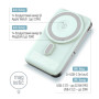 Універсальна мобільна батарея ColorWay 15W MagSafe & Watch Wireless 10000mAh Aquamarine (CW-PB100LPA2MT-WPDD)