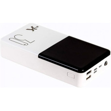 Універсальна мобільна батарея PowerX Q500 30000mAh LCD Screen White (1283126562334)