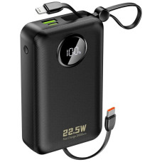 Універсальна мобільна батарея Dudao K14+ 20000mAh 22.5W Black (6977196680016)
