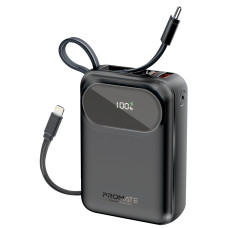 Універсальна мобільна батарея Promate PowerPod-20 20000mAh 35W Black